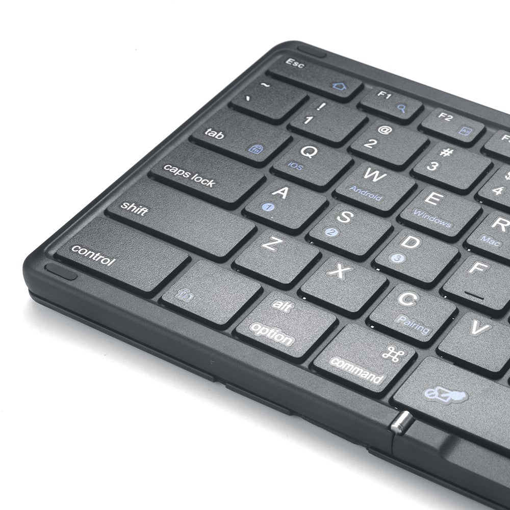 B099T Portable Folding Keyboard for Cell Phone Tablet Laptop Universal Touchpad Bluetooth-compatible Wireless Keypad