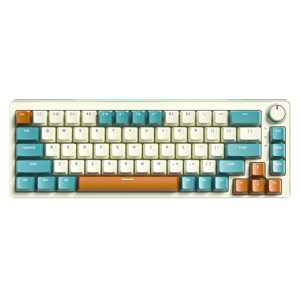 ZA68 Pro RGB Hot Swap 2.4G+Type-C+Bluetooth-compatible 68-Key Computer Keyboard