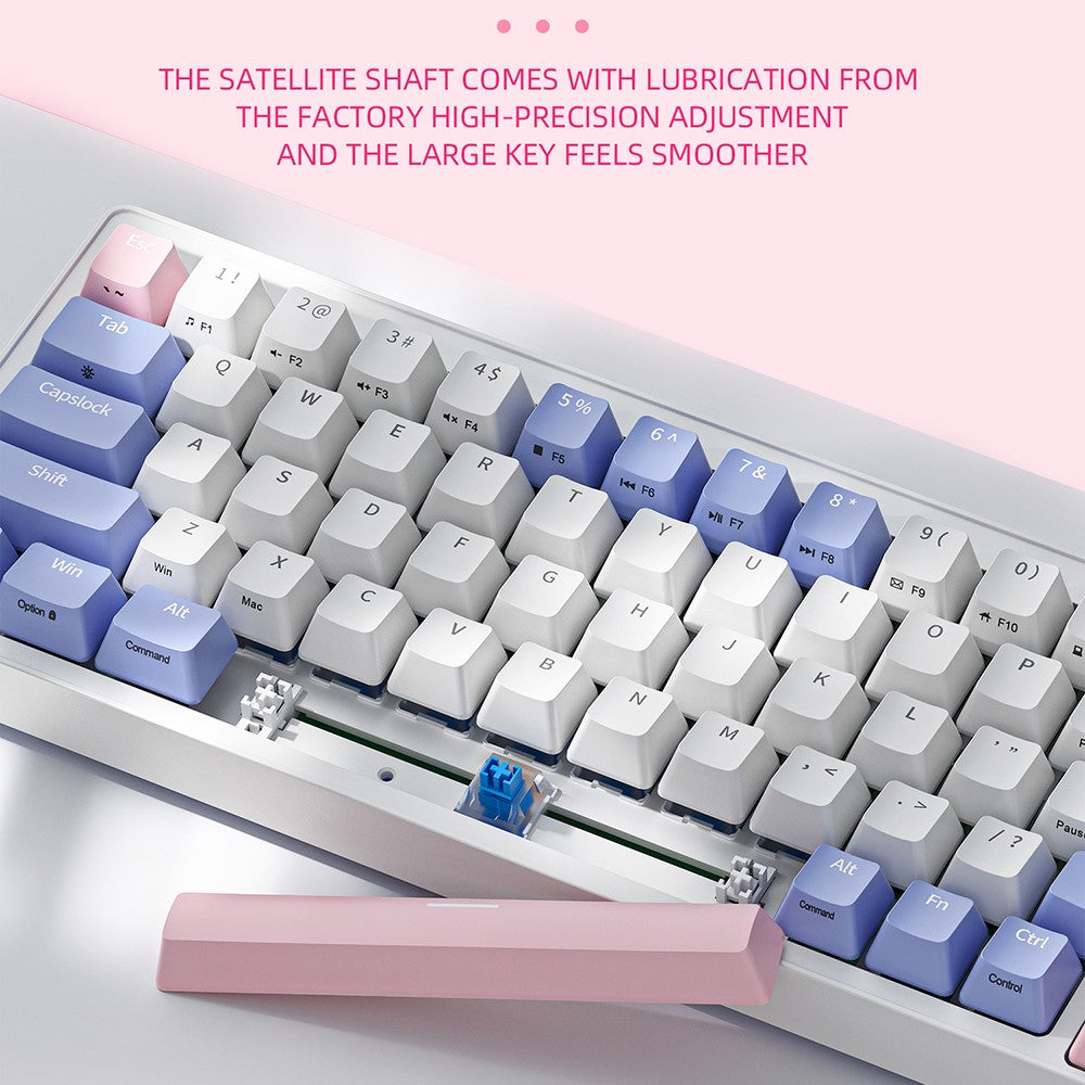 ZA68 Computer Laptop Gaming Keyboard Wired RGB Light 68-Key Mechanical Keyboard