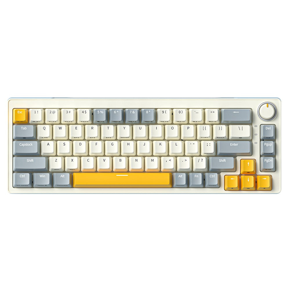 ZA68 Computer Laptop Gaming Keyboard Wired RGB Light 68-Key Mechanical Keyboard
