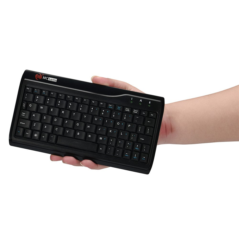 MCSAITE 8017 Slim Design Laptop Computer USB Wired Keyboard for Home and Office