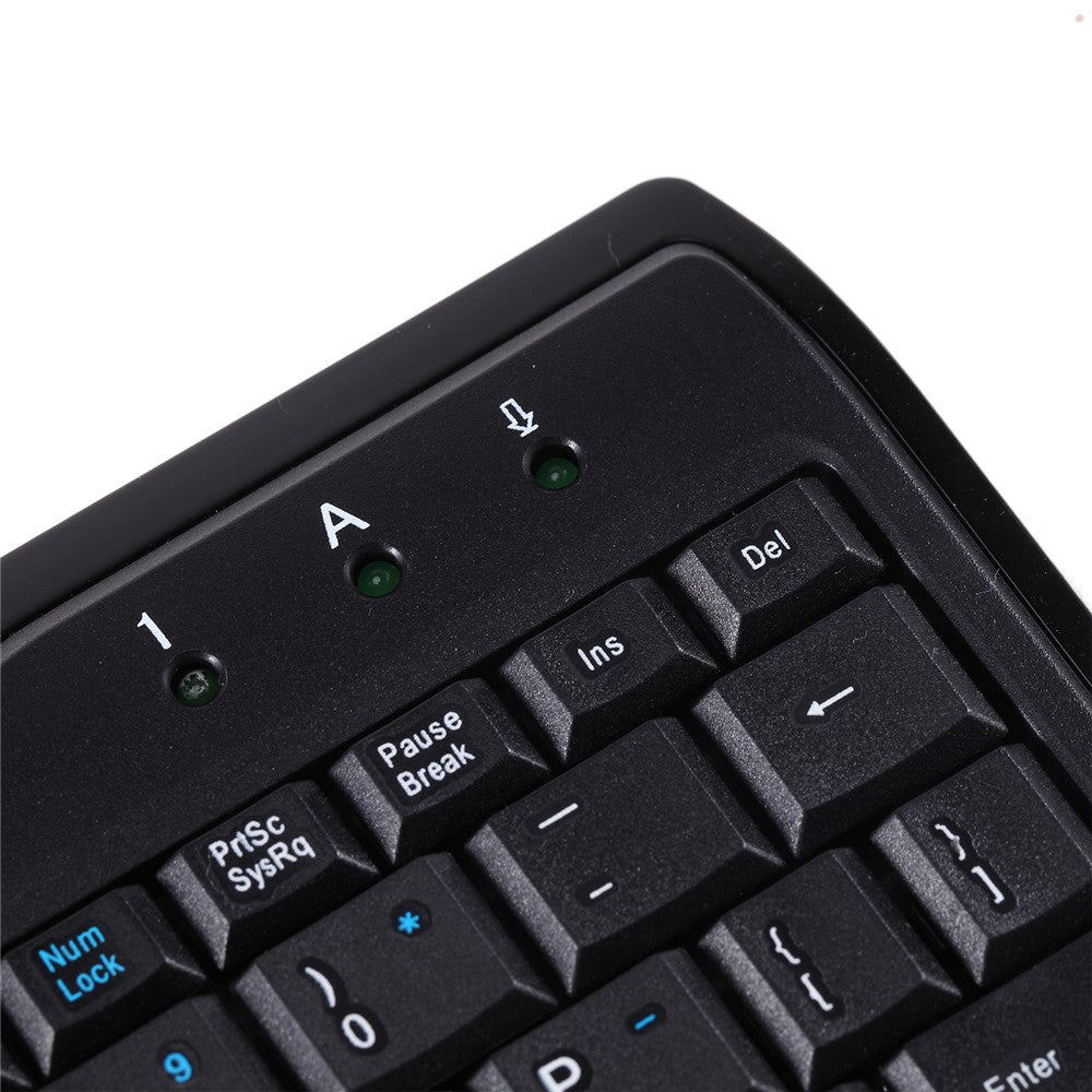 MCSAITE 8017 Slim Design Laptop Computer USB Wired Keyboard for Home and Office
