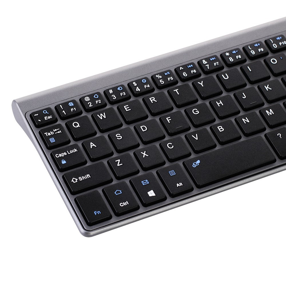 MC-41AG 59-Key Ultra Thin 2.4G Wireless Keyboard with Touchpad for PC / Laptop / Smart TV