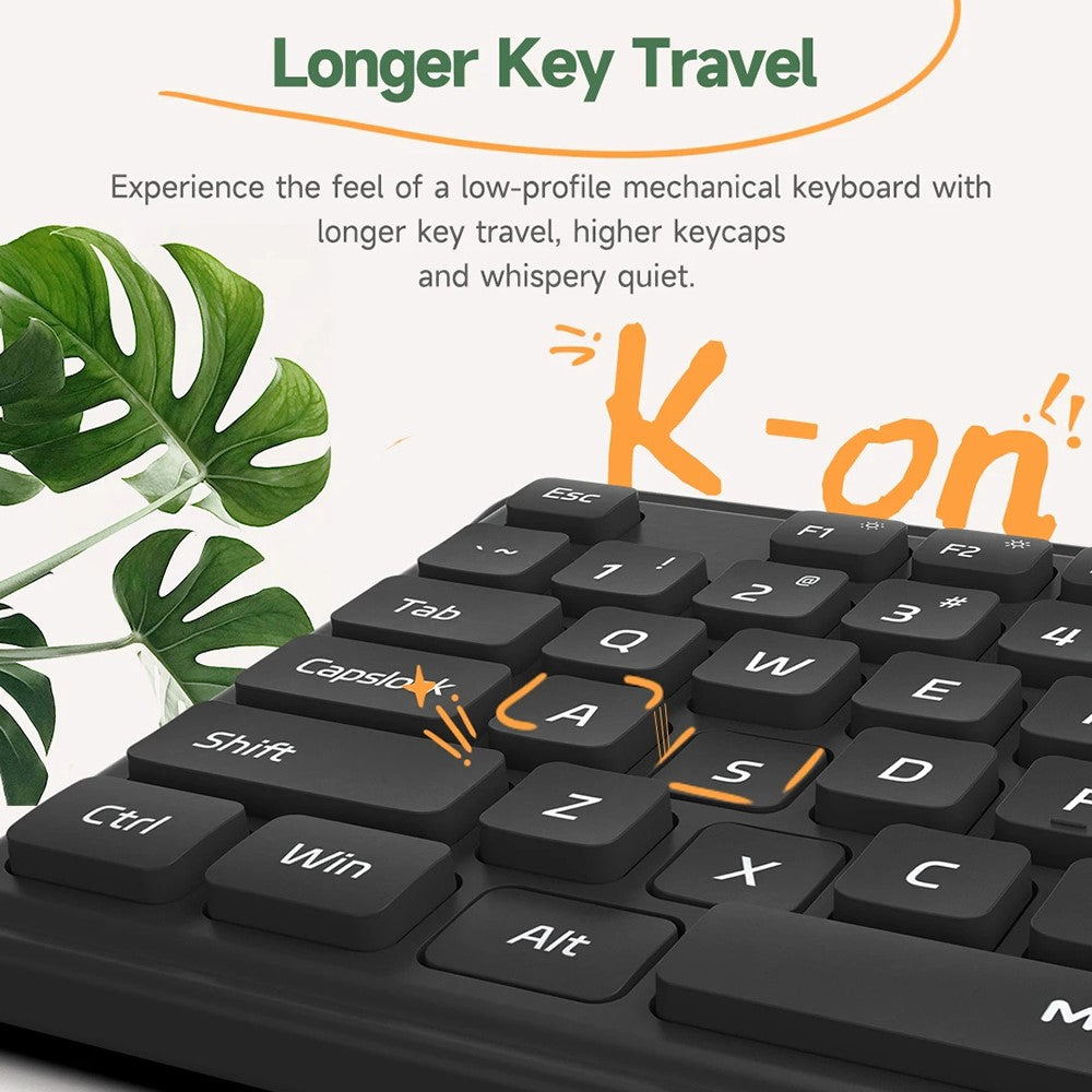 XIAOMI YOUPIN MIIIW MW24PB03 2.4G Wireless Keyboard Mouse Set Computer Mute Keyboard + Mouse, 3rd Gen