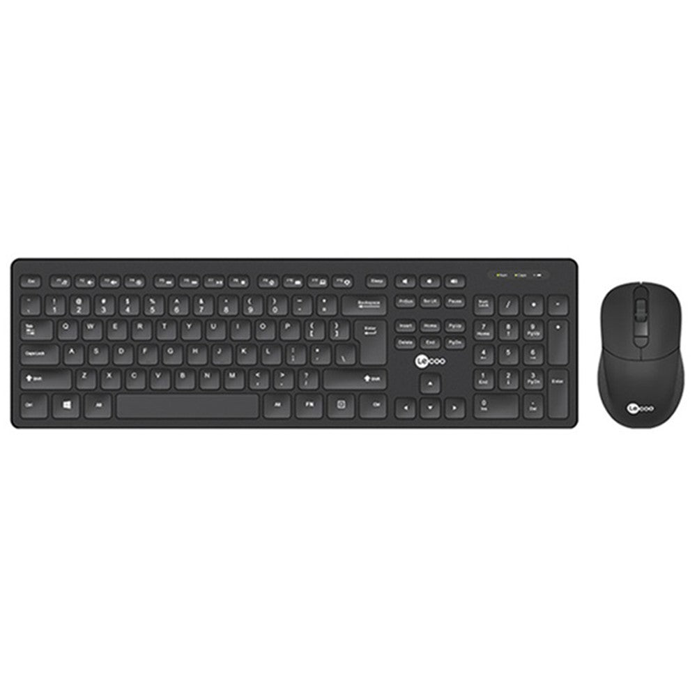 LENOVO LECOO KW201 2.4G Wireless Home Office Keyboard Mouse Set