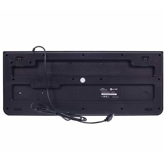 LENOVO LECOO CM105 Office USB Wired Keyboard Mouse Combo with Hand Rest Ergonomic Design