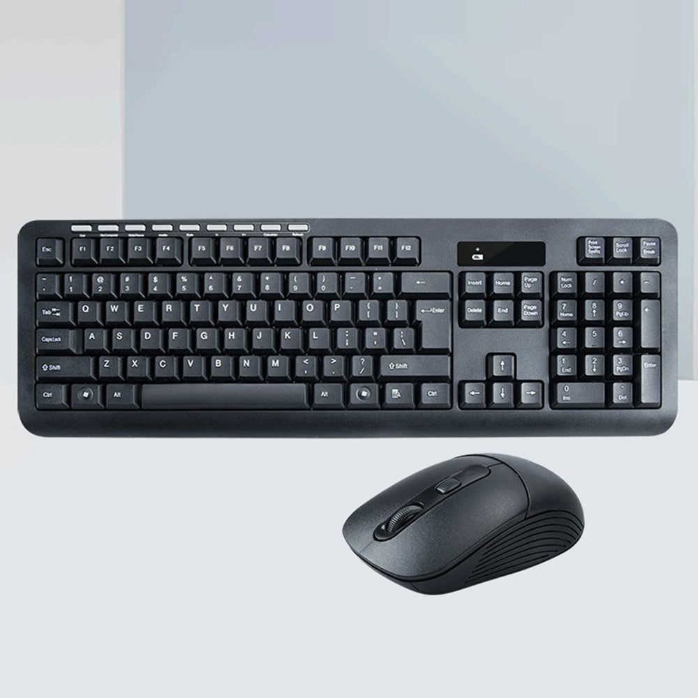 2.4G Bluetooth-compatible 113-Key Wireless Keyboard Home Office Mute Mouse for Laptop and Computer