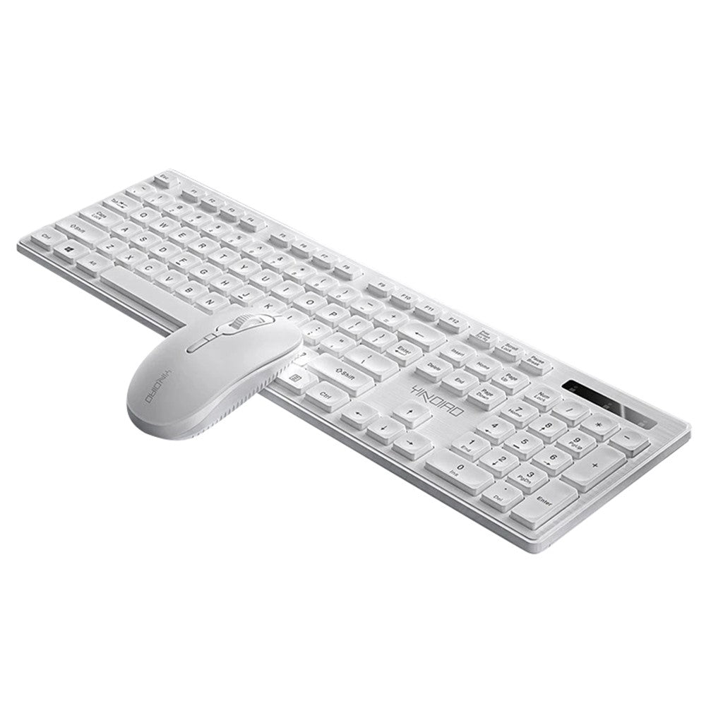 YINDIAO V3Max 2.4G Wireless Smart Sleep Office Keyboard Mouse Set for Computer Laptop