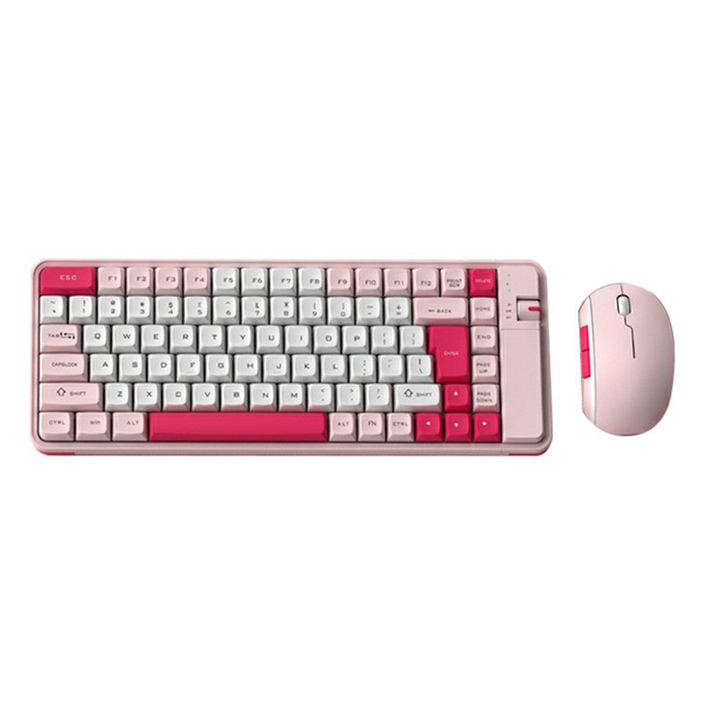 QW07 Wireless Keyboard Mouse Set Home Office Computer Bluetooth-compatible 5.0 Keyboard + Mouse