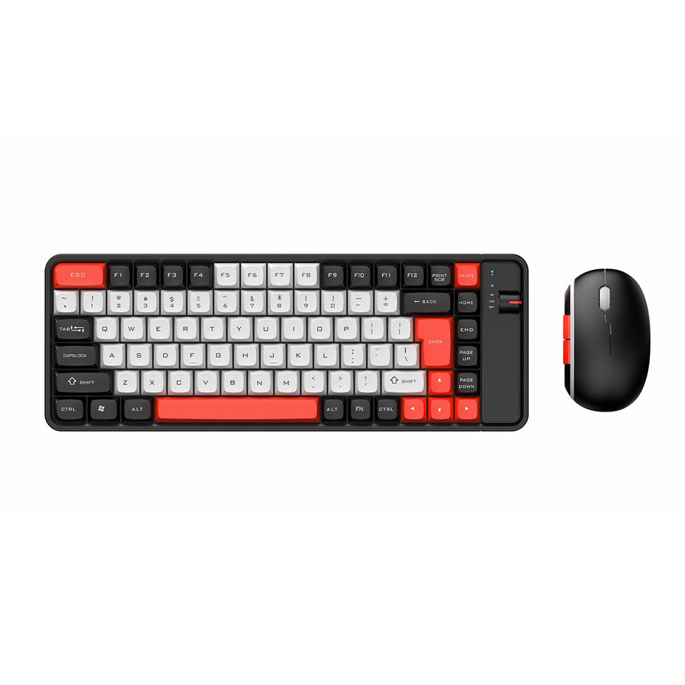QW07 Wireless Keyboard Mouse Set Home Office Computer Bluetooth-compatible 5.0 Keyboard + Mouse