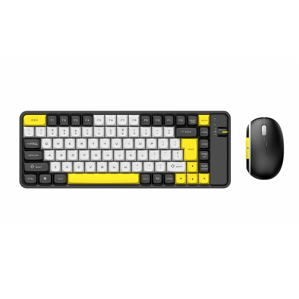 QW07 Wireless Keyboard Mouse Set Home Office Computer Bluetooth-compatible 5.0 Keyboard + Mouse