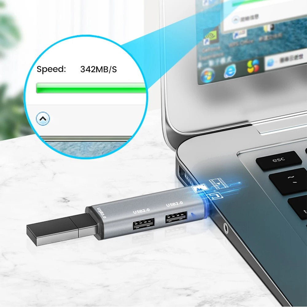 ADS-302A USB Adapter Hub to 1 X USB 3.0 + 2 X USB 2.0 Expansion Station