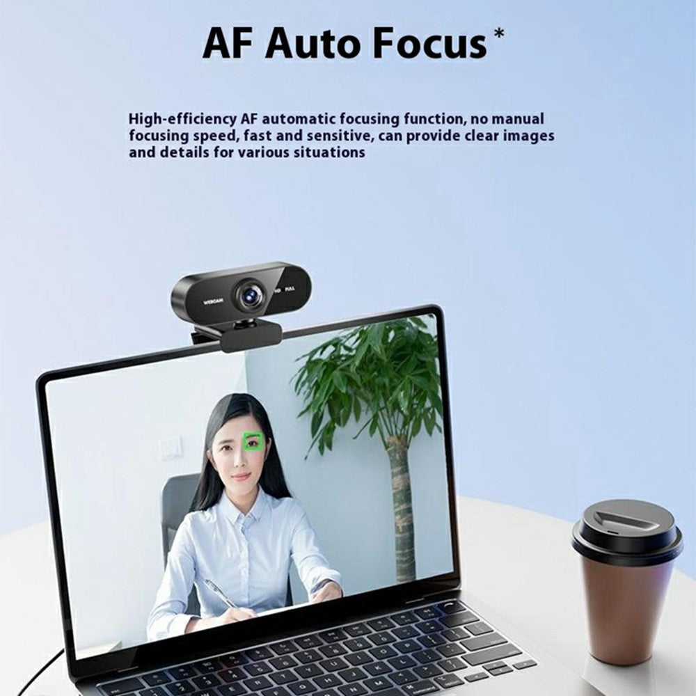 Q8 USB Computer Webcam 1080P HD Camera for Online Classes / Live Streaming / Video Conferencing