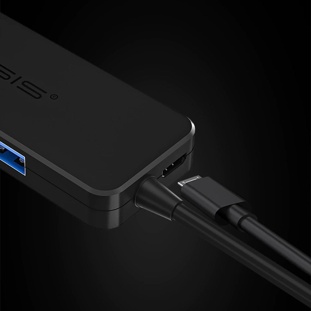ACASIS AC2-L42 0.2m Type-C to 4 USB2.0 Hub Adapter Multi-Port USB-C Hub Portable Type-C Splitter Converter 480Mbps Data Transfer