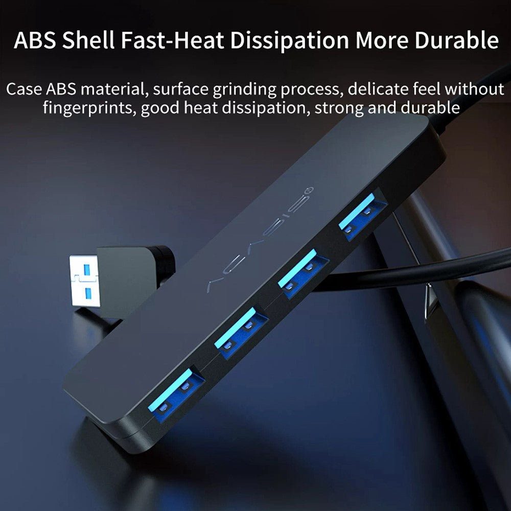 ACASIS AB3-L42 0.2m Cable 4 Ports USB3.0 Splitter Computer Laptop 5Gbps High Speed Transmission USB Hub