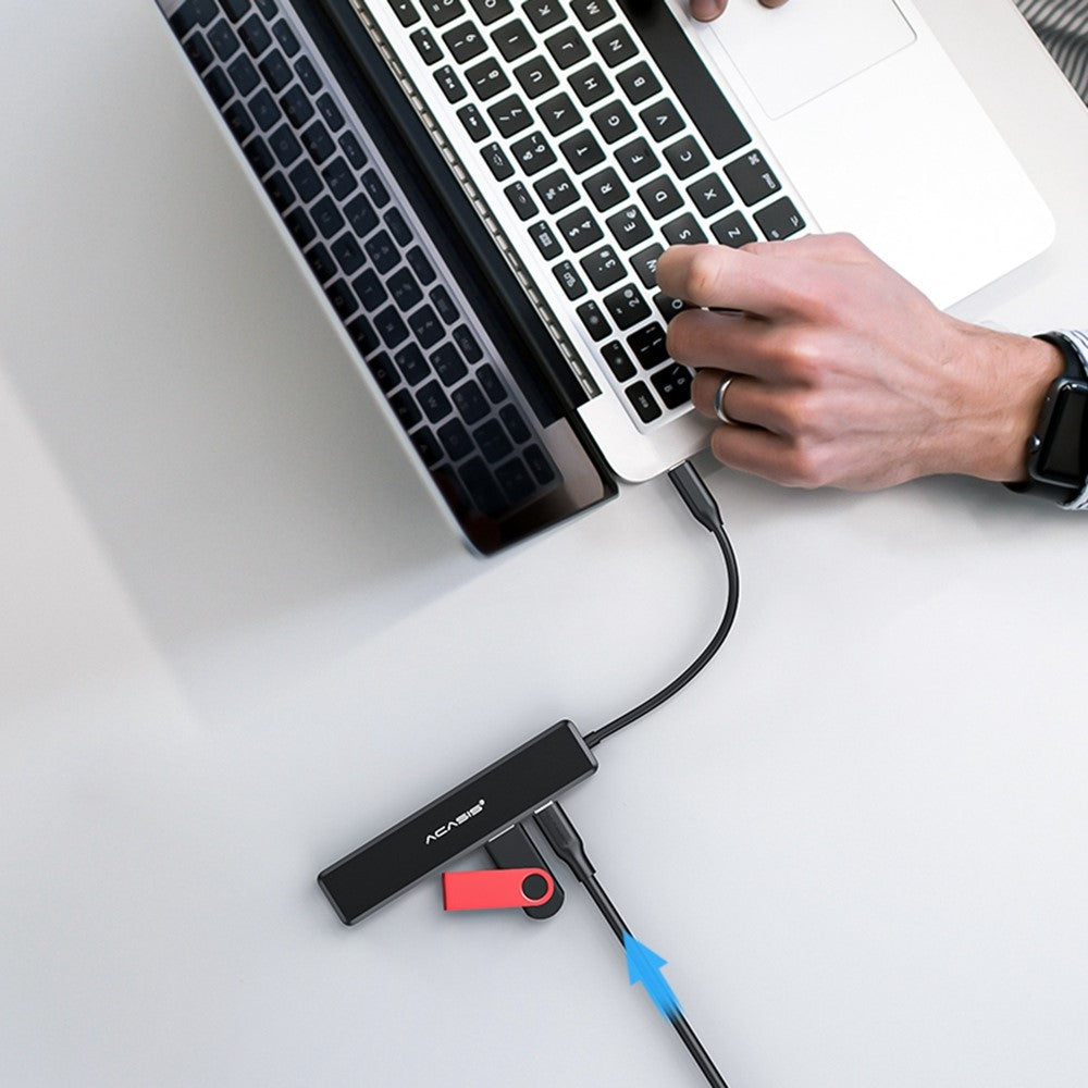 ACASIS CM069 6 in 1 Type C to USB 2.0 HDMI Hub Dock USB-C Type A 3.0 Splitter TF/SD Card Reader Support PD 60W Charging