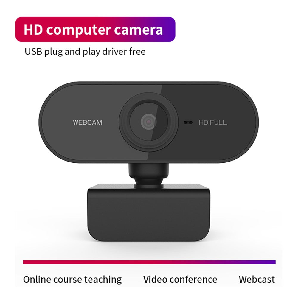 HD 1080P Computer Camera Built-in Mic Smart Webcam Noise Cancellation TV Live Camera (CE Certificate)