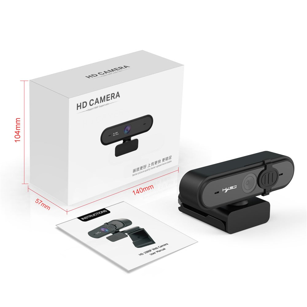 S6 Full HD 1080P 30FPS Webcam Autofocus Web Camera with Microphone and Privacy Cover for PC Laptop