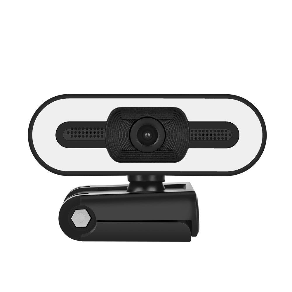 A55 1080P Computer Camera Home Office Built-in Microphone for Live Teaching USB Webcam with LED Fill Light