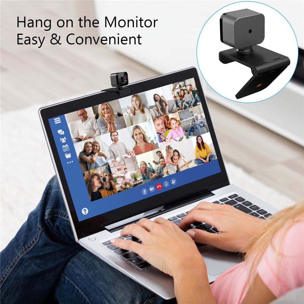C5 1080P HD USB Webcam Live Streaming Video Conference Computer Laptop Clip Camera