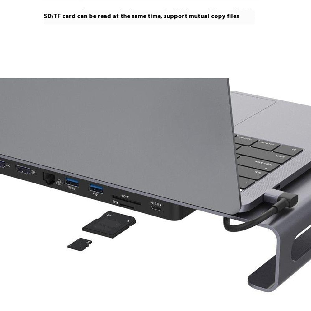 ONTEN OTN-95107 9-in-1 Multifunctional Laptop Docking Station USB-C to HDMI Adapter 4K Expansion Hub For Notebook
