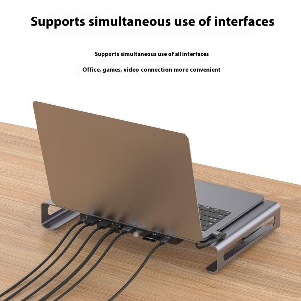 ONTEN OTN-95107 9-in-1 Multifunctional Laptop Docking Station USB-C to HDMI Adapter 4K Expansion Hub For Notebook
