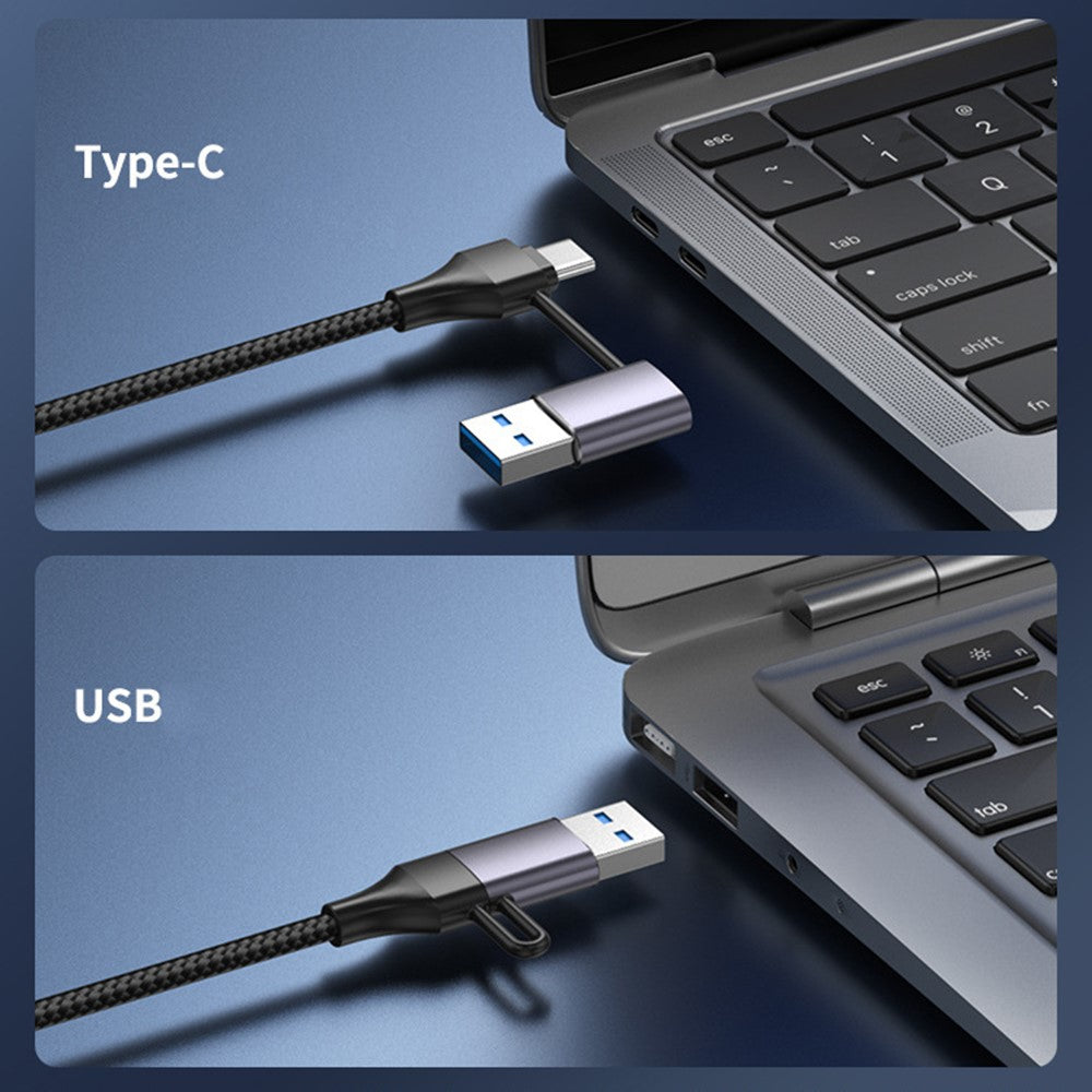 T30B Docking Station USB / Type-C to Gigabit Hub Adapter for Notebook, Tablet, Phones