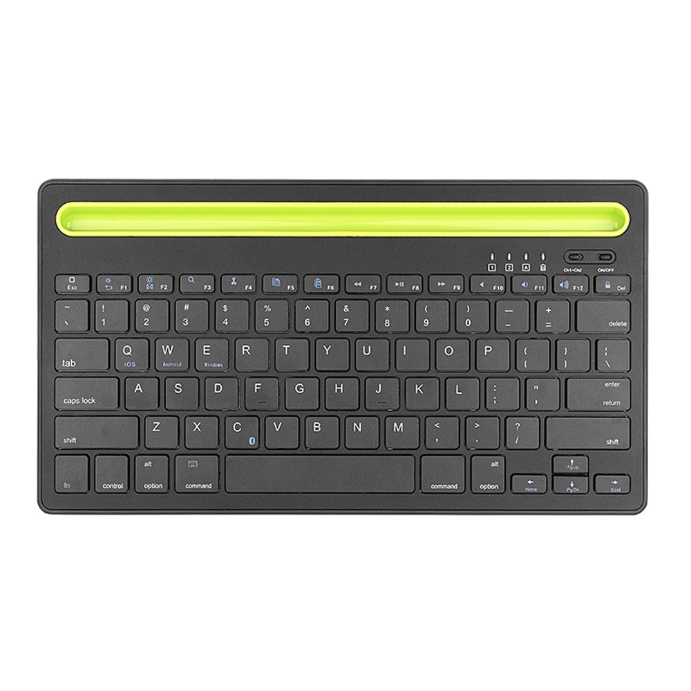 HM-04 Dual-Device Connection Bluetooth-compatible Keyboard for IOS Android Windows Phones/Tablets