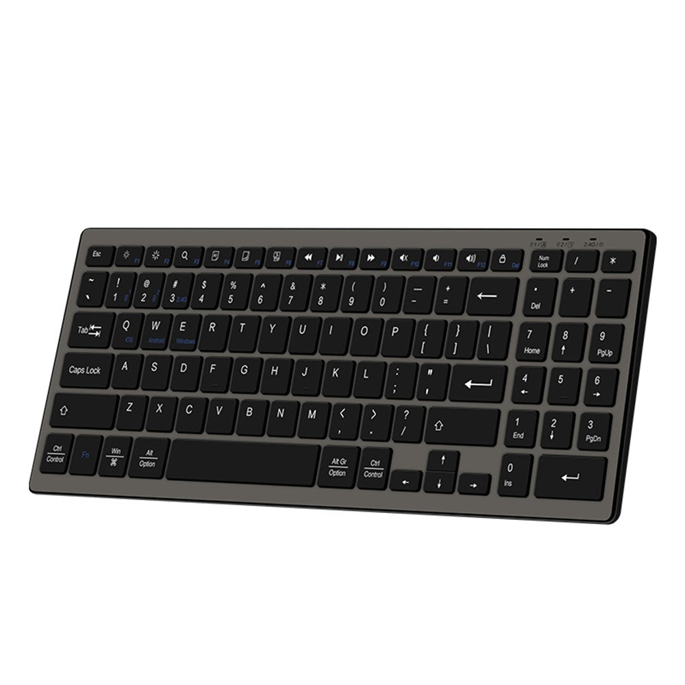 Wireless Bluetooth-compatible Dual Mode Scissor Switch JP Keyboard with Numeric Keypad for PC/Tablet/Smartphone
