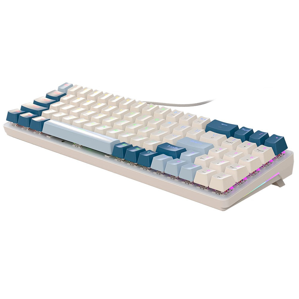 ZIYOULANG K65 78 Keys Hot Swappable Mechanical Keyboard RGB Light USB Wired Keyboard