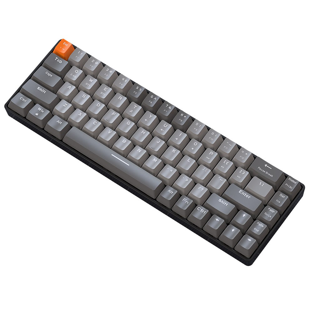 ZIYOULANG K68 Wireless Mechanical Keyboard 2.4G / Bluetooth-compatible Dual Mode 68-Key Keyboard