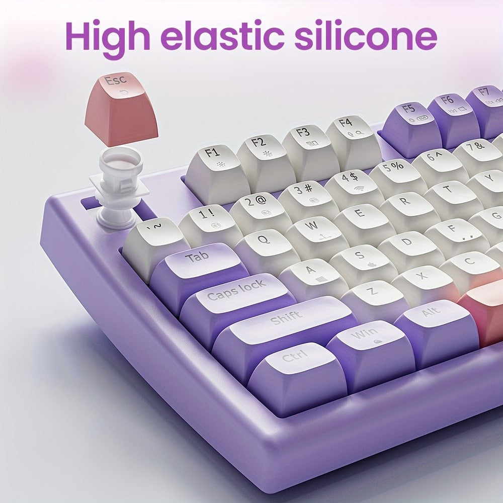 EWEADN V97 Bluetooth-compatible / 2.4G Wireless Rechargeable Keyboard Computer Laptop Keyboard
