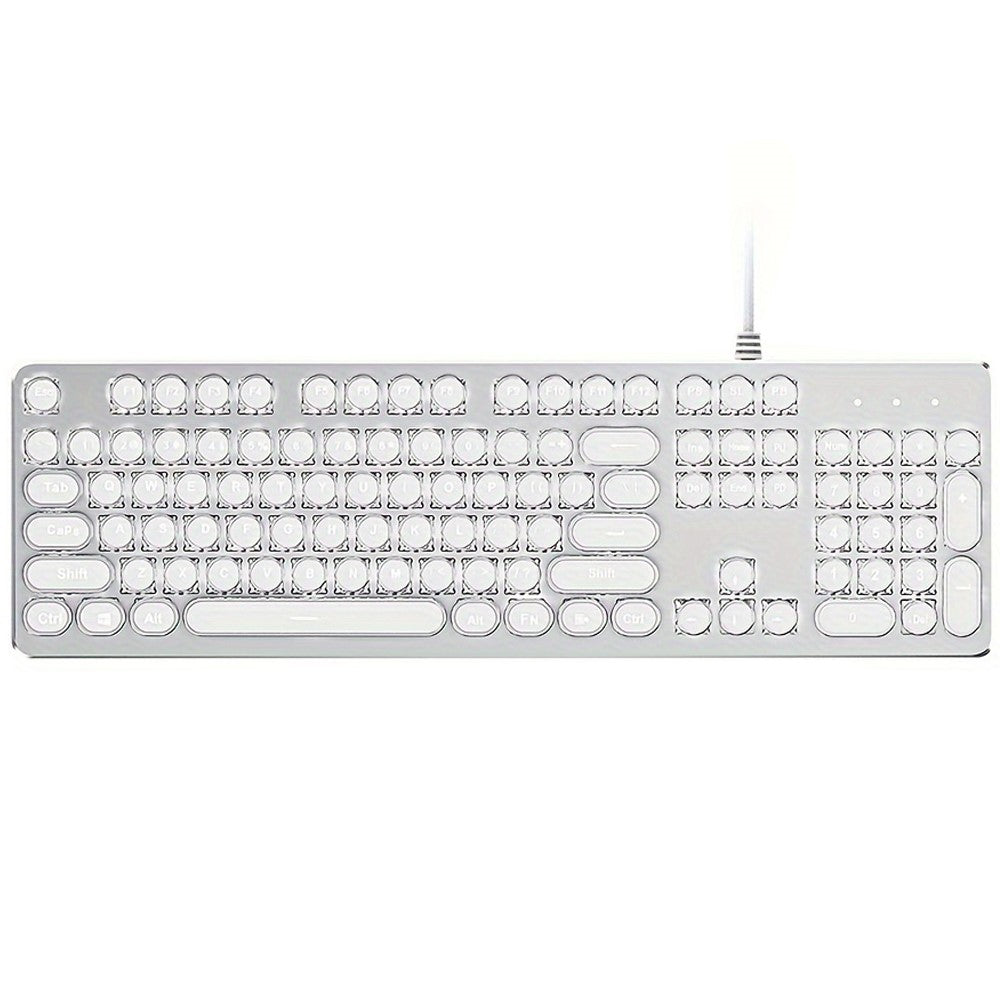 EWEADN TK100 Punk Wired Keyboard Computer Laptop Mechanical Keyboard