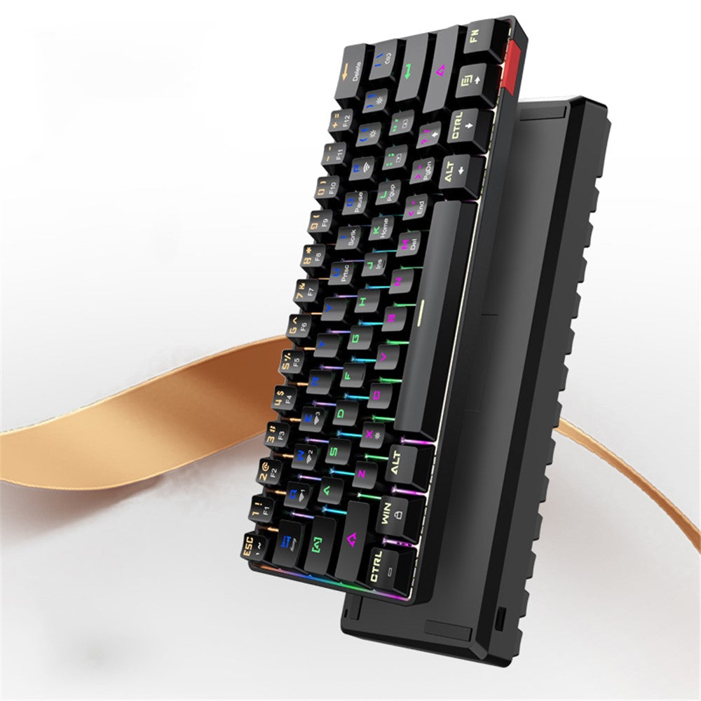 ICEDI DIK61 61 Keys Blue Switch Mechanical Gaming Keyboard with Dual Mode Connection