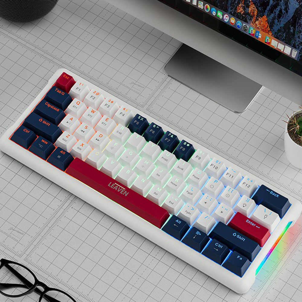 LEAVEN K610 1.6m Wired 61-key Water-Cooled E-Sports Gaming Mechanical Keyboard, Classic Version