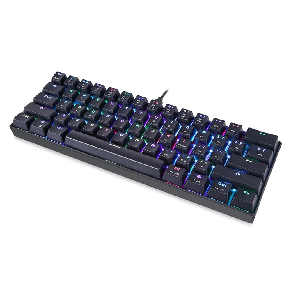 MOTOSPEED CK61 Gaming Mechanical Keyboard USB Wired 61-key RGB LED Backlight for PC Computer Gamer