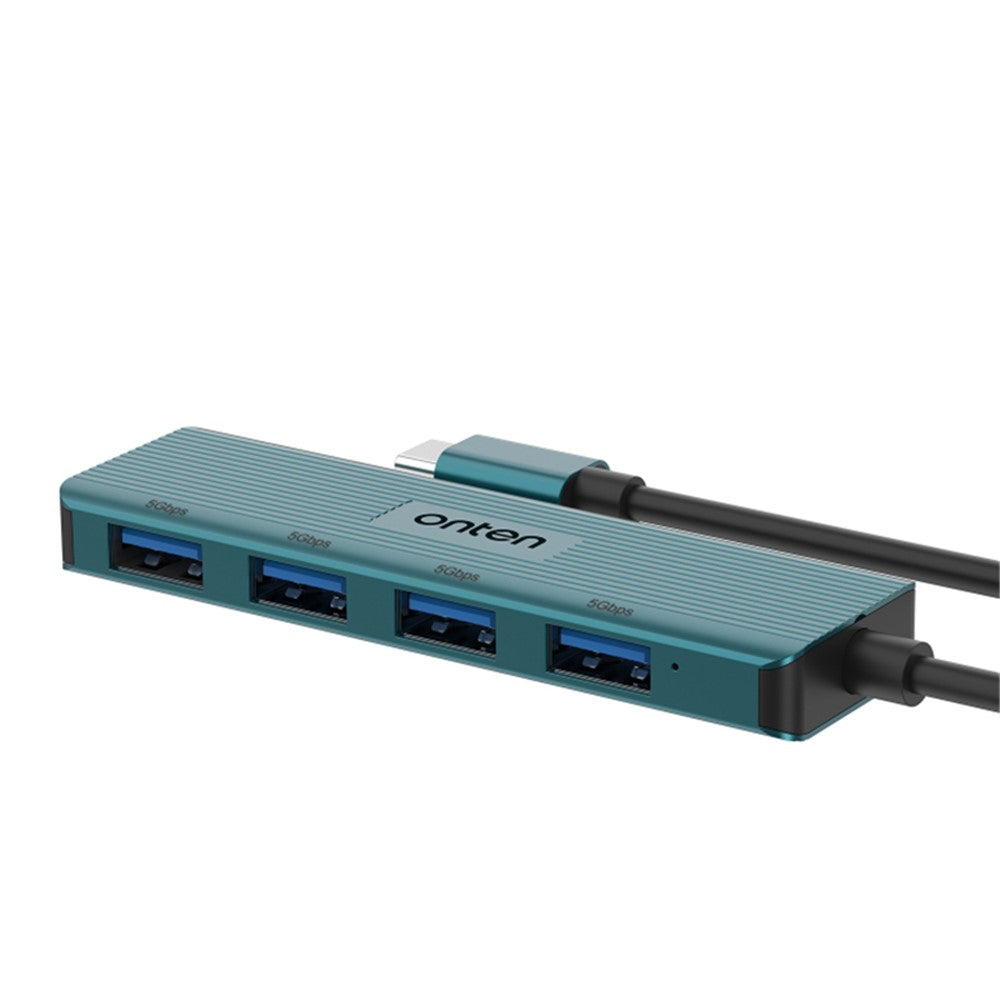 ONTEN UC621 15cm Cable Type-C to 4xUSB3.2 Gen1 Ports USB Hub Splitter Laptop Phone Adapter