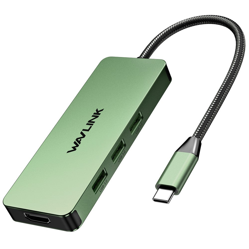WAVLINK UHP3416 7-in-1 USB-C to 4K HD 100W PD Charging SD / TF Card Reader Docking Station