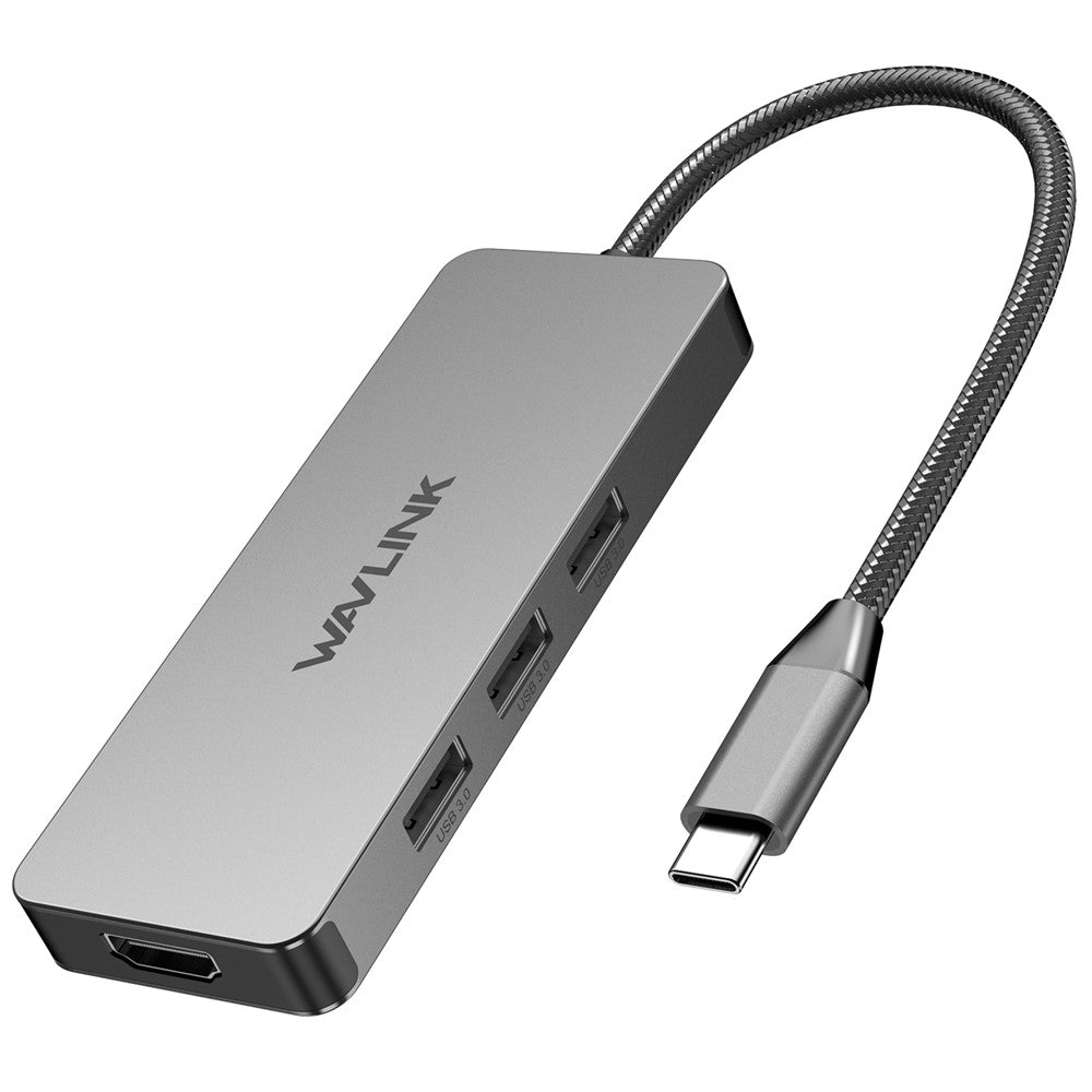 WAVLINK UHP3416 7-in-1 USB-C to 4K HD 100W PD Charging SD / TF Card Reader Docking Station