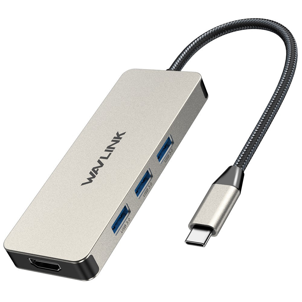 WAVLINK UHP3416 7-in-1 USB-C to 4K HD 100W PD Charging SD / TF Card Reader Docking Station