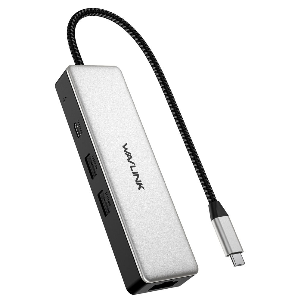 WAVLINK UH3032G 3-port USB C Hub with RJ45 Gigabit Ethernet Adapter for MacBook Pro / Chromebook