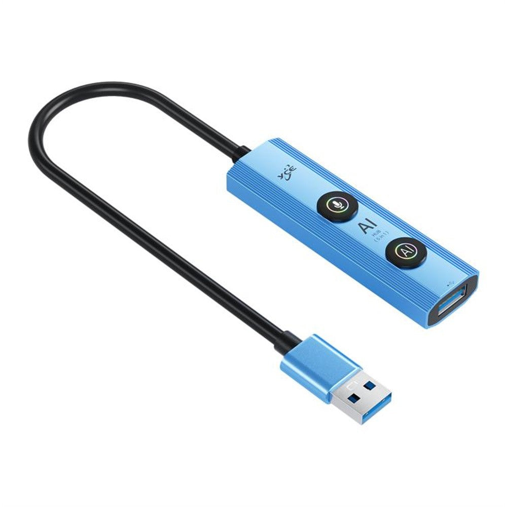 YCE V295A 5 in 1 USB3.0 Hub Aluminum Alloy Multi-Function AI Expansion Dock