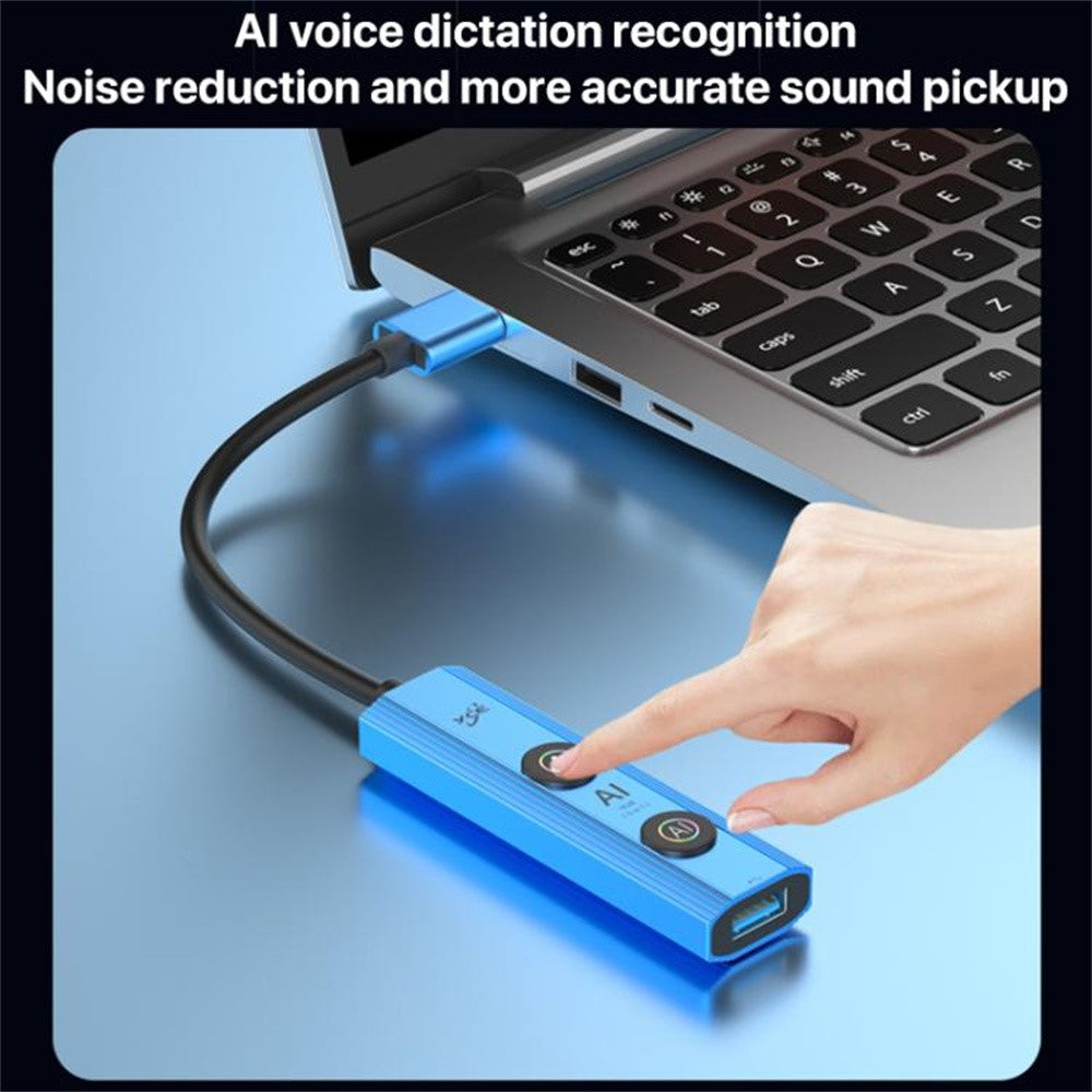 YCE V295A 5 in 1 USB3.0 Hub Aluminum Alloy Multi-Function AI Expansion Dock