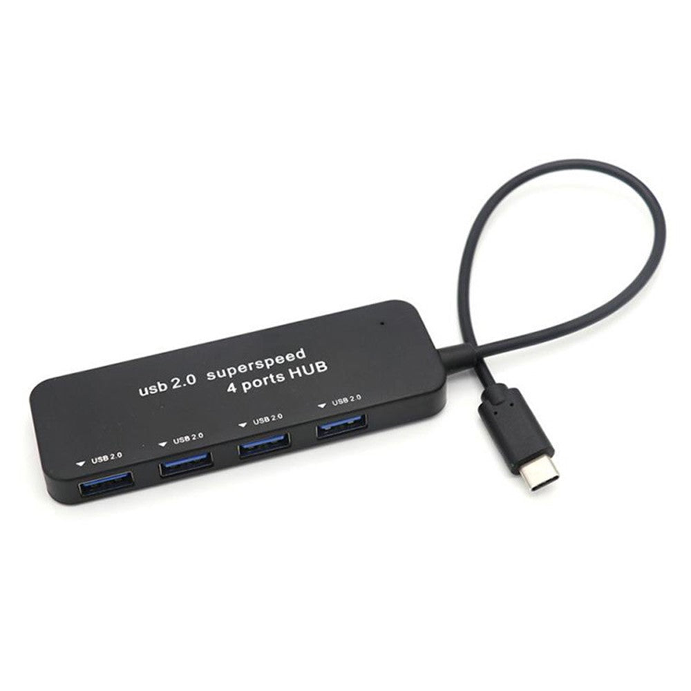 USB2.0 Docking Station USB2.0 to 4 USB2.0 Hub Multi-Port USB Adapter Hub for PC, Laptops