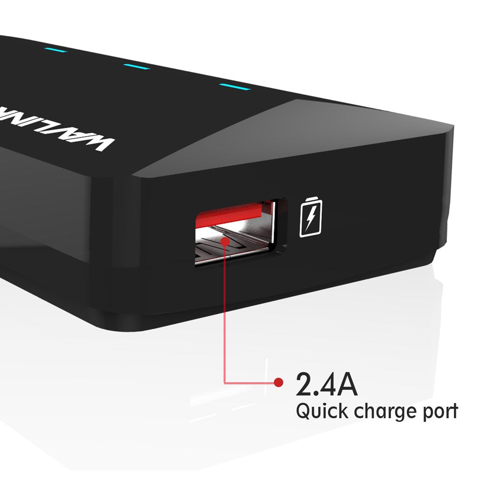 WAVLINK WL-UH3042P1 USB3.0 4-Port Hub 2.4A Fast Charging Adapter for Keyboard Mouse