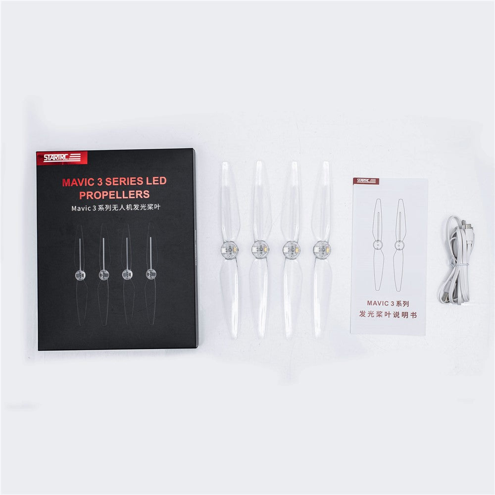 STARTRC 1128321 1 Set for DJI Mavic 3 Pro Night Flight Propellers LED Light Drone Propeller Blades