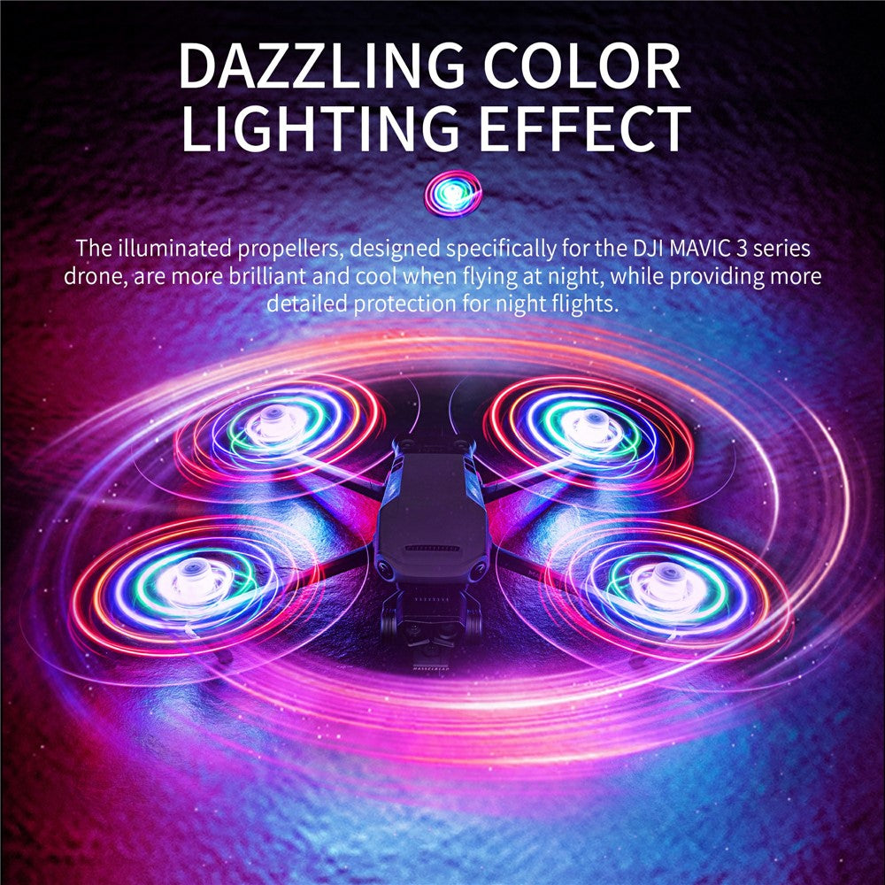 STARTRC 1128321 1 Set for DJI Mavic 3 Pro Night Flight Propellers LED Light Drone Propeller Blades