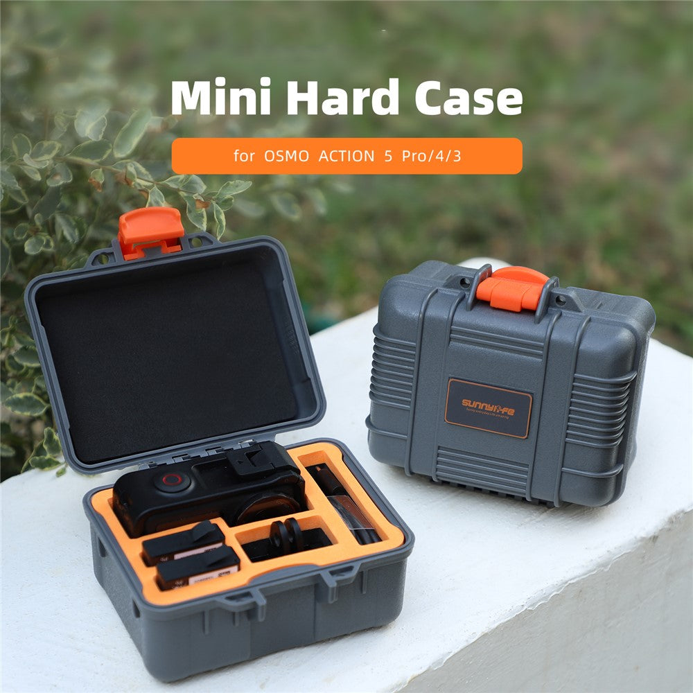 SUNNYLIFE AQX-18 Shockproof Box for DJI Osmo Action 5 Pro / 4 / 3 Hard Shell Waterproof Storage Case