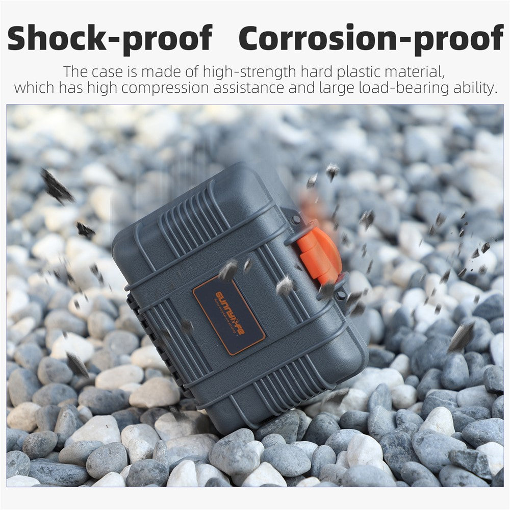 SUNNYLIFE AQX-18 Shockproof Box for DJI Osmo Action 5 Pro / 4 / 3 Hard Shell Waterproof Storage Case