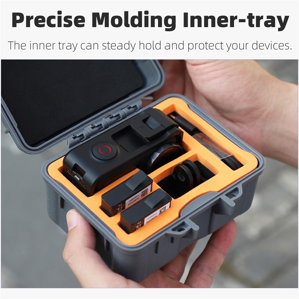SUNNYLIFE AQX-18 Shockproof Box for DJI Osmo Action 5 Pro / 4 / 3 Hard Shell Waterproof Storage Case